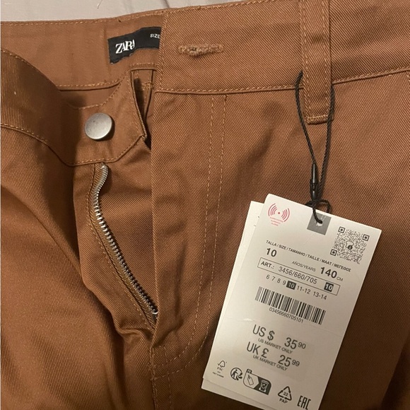 Zara brown carpenter pants - Picture 3 of 4